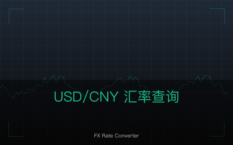 USD/CNY 汇率查询：今日牌价与走势分析